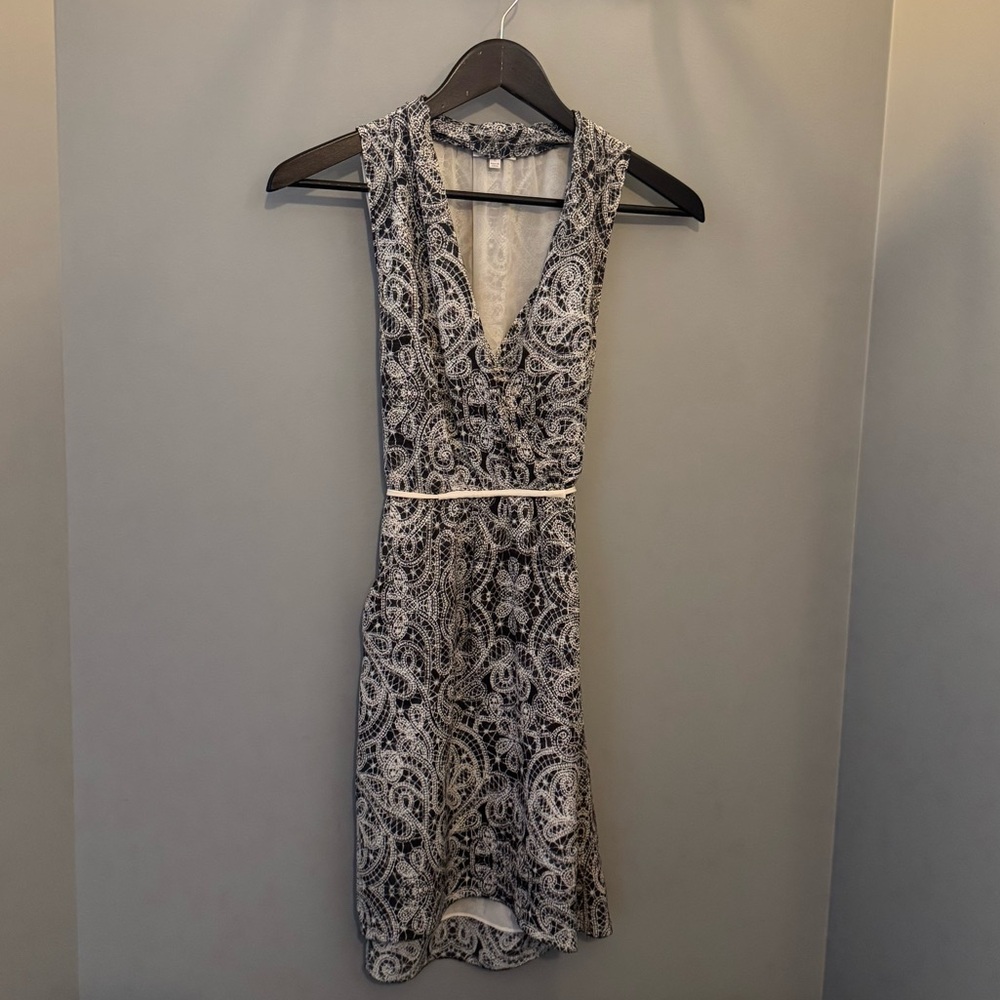 Wilfred Black and White Dress